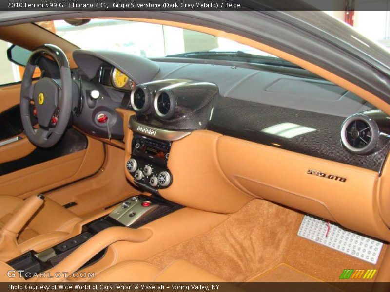 Dashboard of 2010 599 GTB Fiorano 231