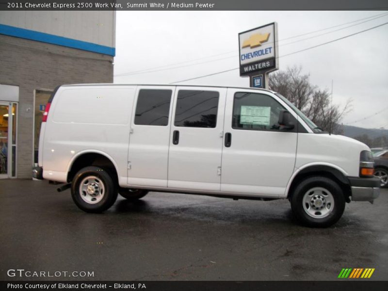 Summit White / Medium Pewter 2011 Chevrolet Express 2500 Work Van