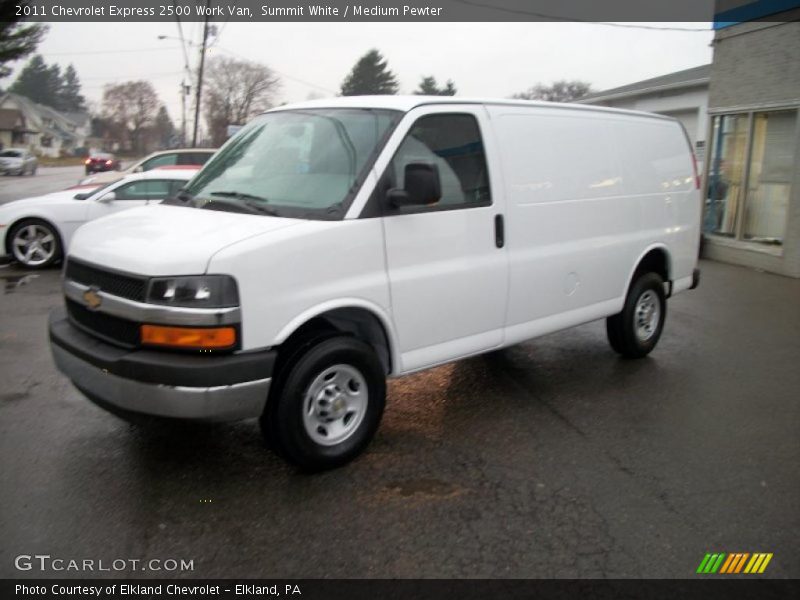 Summit White / Medium Pewter 2011 Chevrolet Express 2500 Work Van