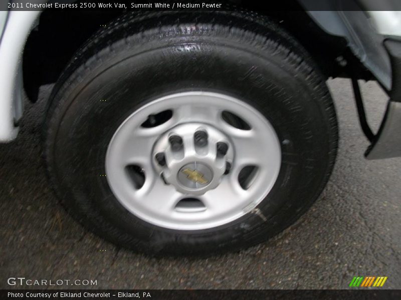 Summit White / Medium Pewter 2011 Chevrolet Express 2500 Work Van