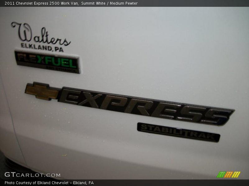 Summit White / Medium Pewter 2011 Chevrolet Express 2500 Work Van