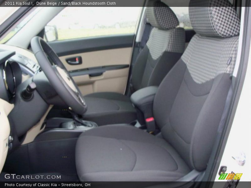 Dune Beige / Sand/Black Houndstooth Cloth 2011 Kia Soul !