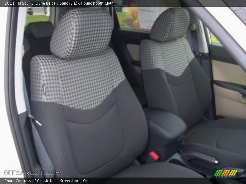 Dune Beige / Sand/Black Houndstooth Cloth 2011 Kia Soul !