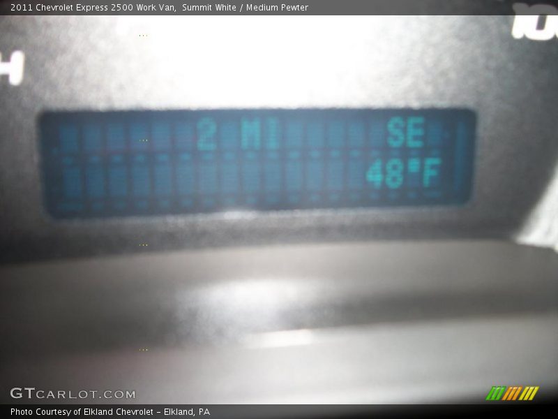 Summit White / Medium Pewter 2011 Chevrolet Express 2500 Work Van