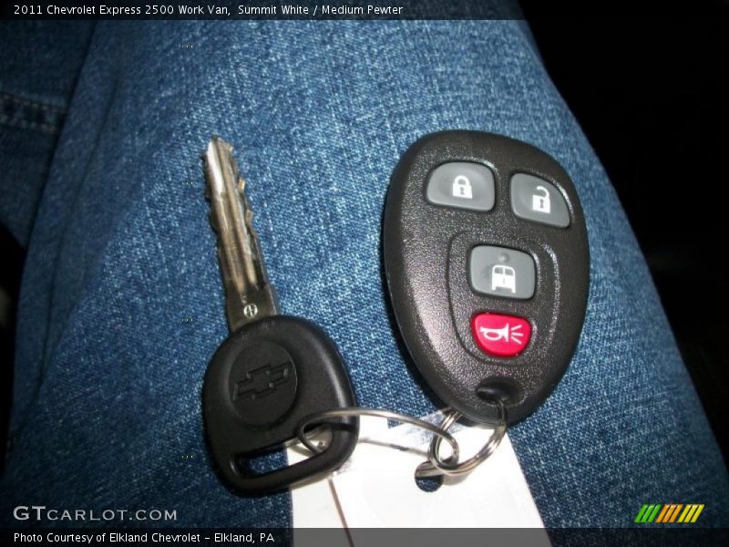 Summit White / Medium Pewter 2011 Chevrolet Express 2500 Work Van