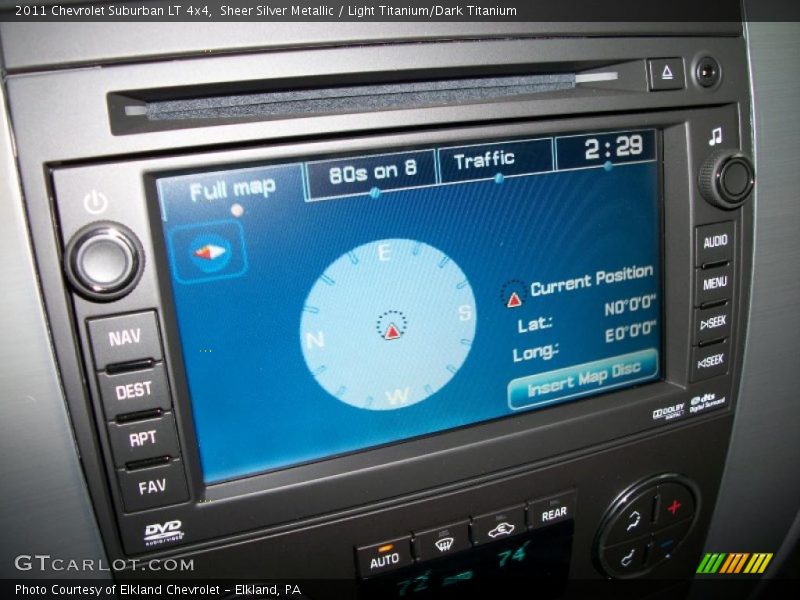 Navigation of 2011 Suburban LT 4x4