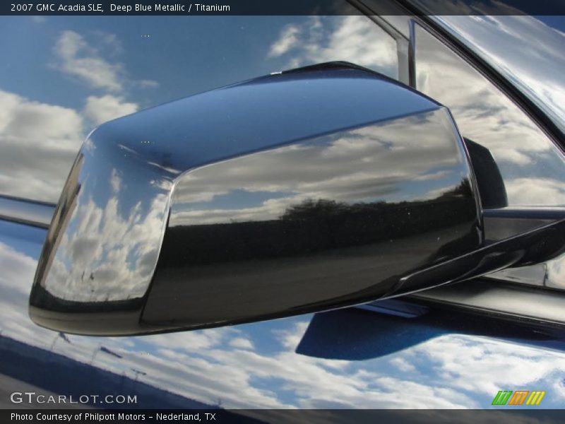 Deep Blue Metallic / Titanium 2007 GMC Acadia SLE