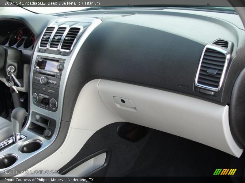 Deep Blue Metallic / Titanium 2007 GMC Acadia SLE