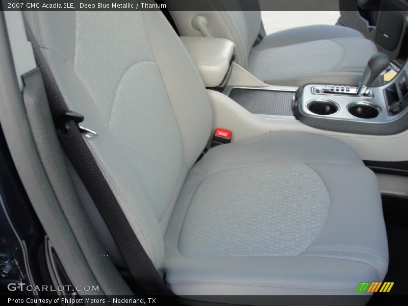 Deep Blue Metallic / Titanium 2007 GMC Acadia SLE