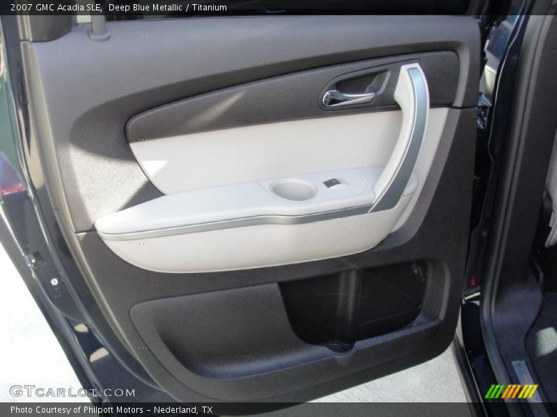 Deep Blue Metallic / Titanium 2007 GMC Acadia SLE