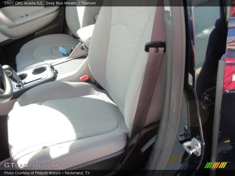 Deep Blue Metallic / Titanium 2007 GMC Acadia SLE