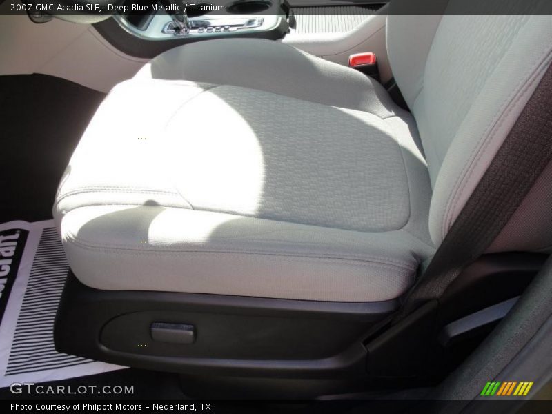 Deep Blue Metallic / Titanium 2007 GMC Acadia SLE
