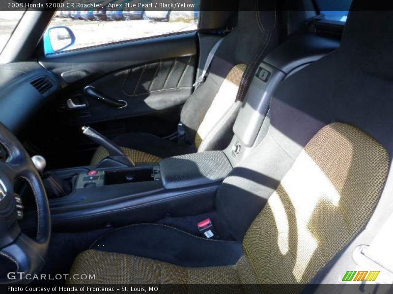  2008 S2000 CR Roadster Black/Yellow Interior