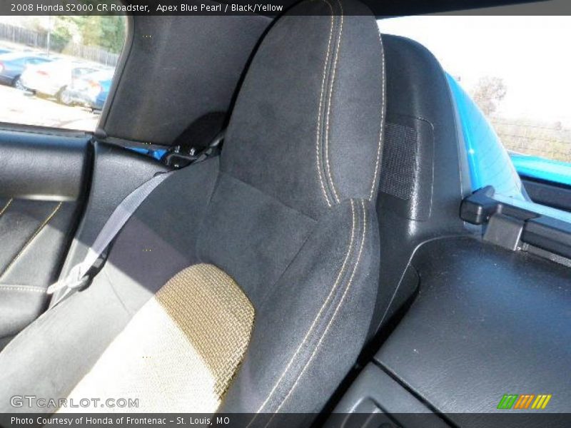  2008 S2000 CR Roadster Black/Yellow Interior