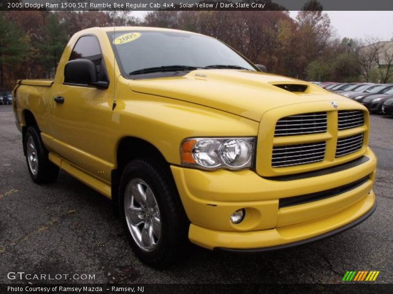 Front 3/4 View of 2005 Ram 1500 SLT Rumble Bee Regular Cab 4x4