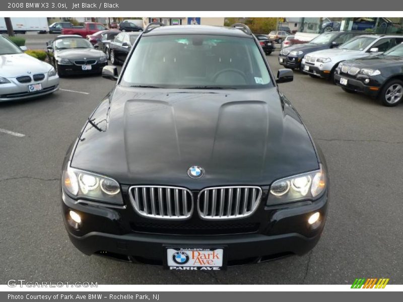 Jet Black / Black 2008 BMW X3 3.0si