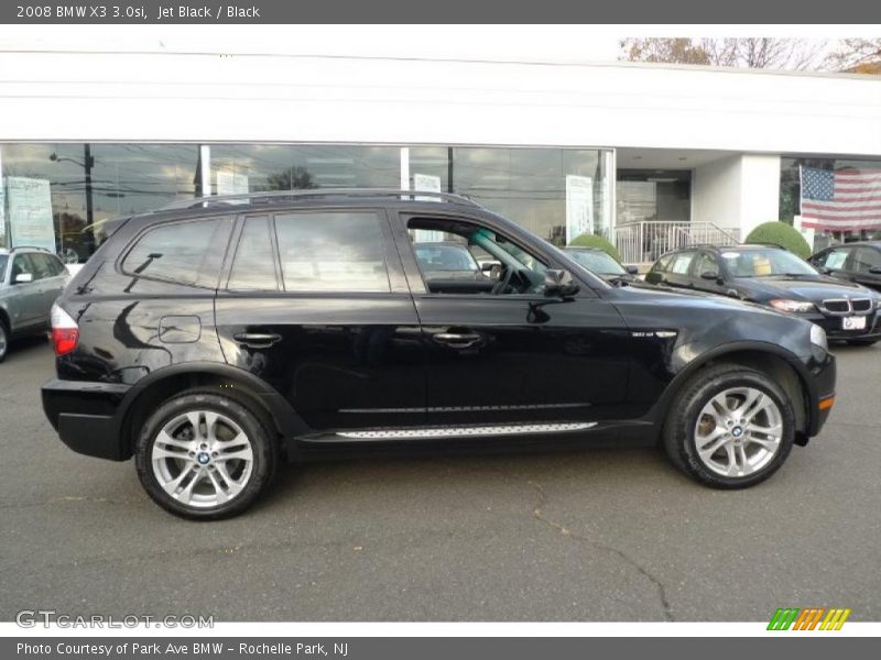 Jet Black / Black 2008 BMW X3 3.0si