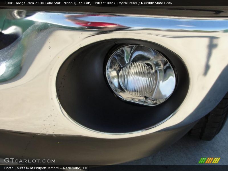 Brilliant Black Crystal Pearl / Medium Slate Gray 2008 Dodge Ram 2500 Lone Star Edition Quad Cab
