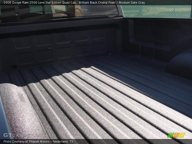 Brilliant Black Crystal Pearl / Medium Slate Gray 2008 Dodge Ram 2500 Lone Star Edition Quad Cab