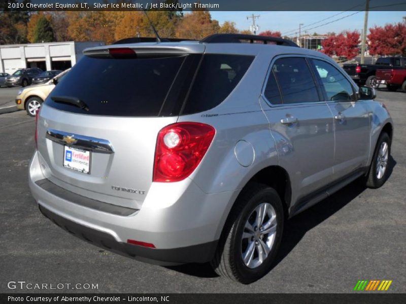 Silver Ice Metallic / Jet Black/Light Titanium 2010 Chevrolet Equinox LT