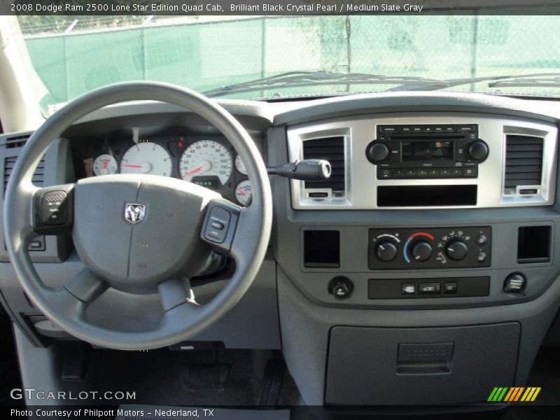 Dashboard of 2008 Ram 2500 Lone Star Edition Quad Cab