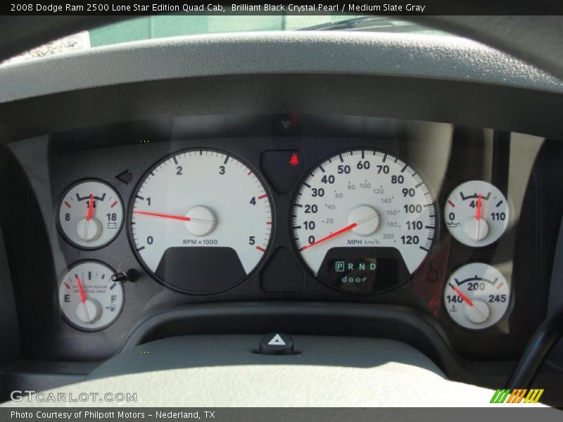  2008 Ram 2500 Lone Star Edition Quad Cab Lone Star Edition Quad Cab Gauges