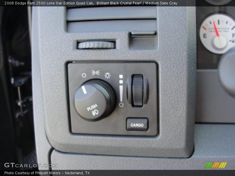 Controls of 2008 Ram 2500 Lone Star Edition Quad Cab