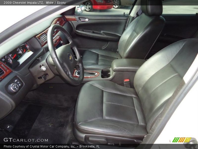 White / Ebony 2009 Chevrolet Impala LTZ