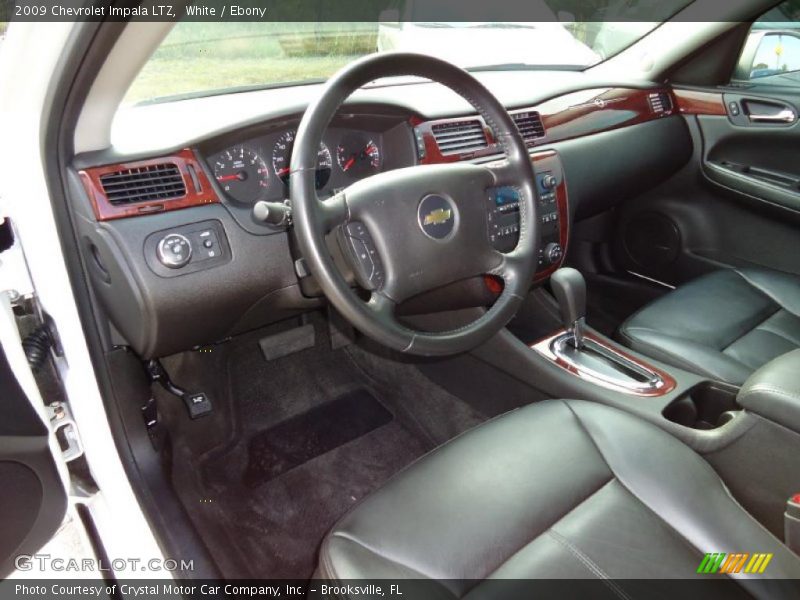 White / Ebony 2009 Chevrolet Impala LTZ