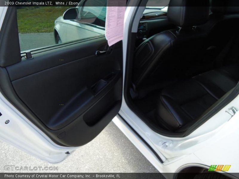 White / Ebony 2009 Chevrolet Impala LTZ