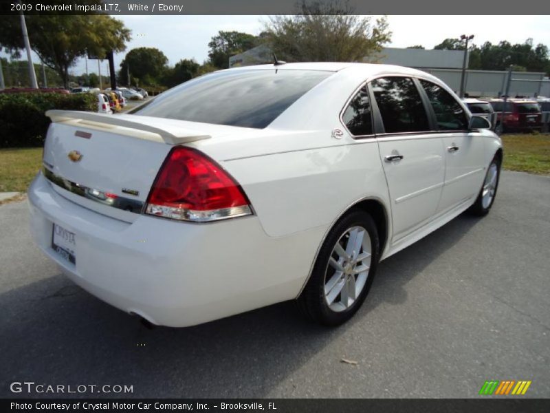 White / Ebony 2009 Chevrolet Impala LTZ