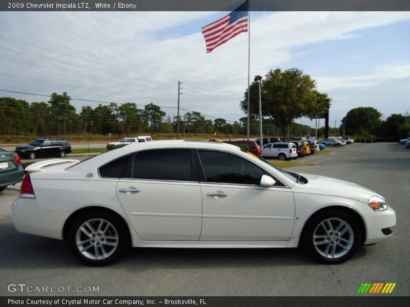 White / Ebony 2009 Chevrolet Impala LTZ