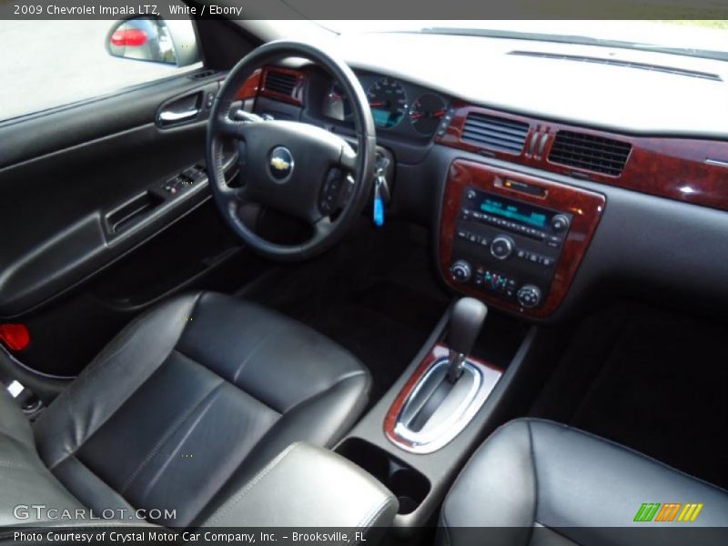 White / Ebony 2009 Chevrolet Impala LTZ