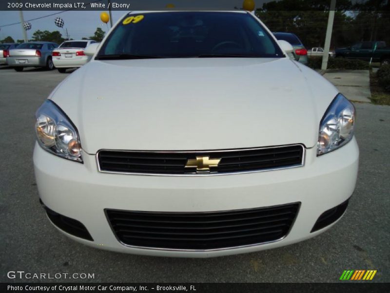 White / Ebony 2009 Chevrolet Impala LTZ