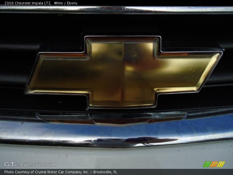 White / Ebony 2009 Chevrolet Impala LTZ