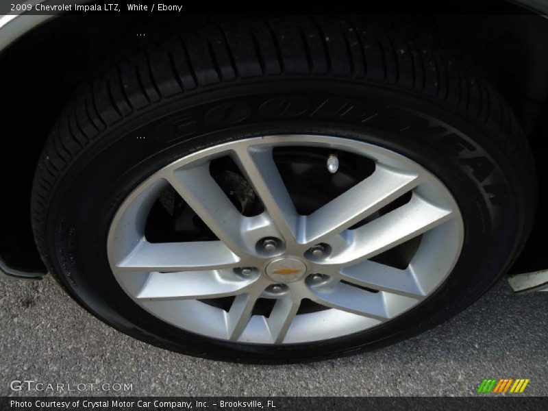 White / Ebony 2009 Chevrolet Impala LTZ