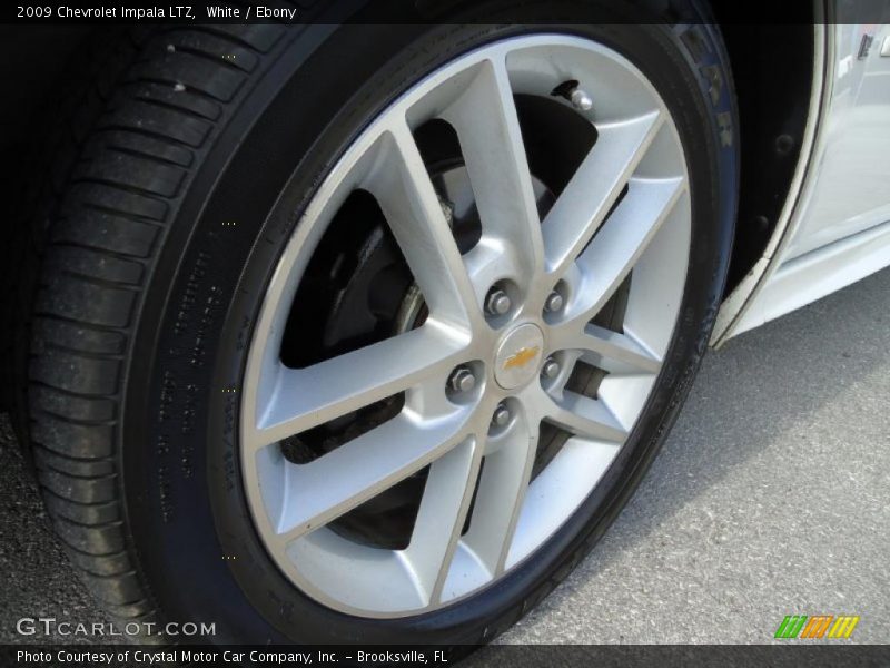 White / Ebony 2009 Chevrolet Impala LTZ