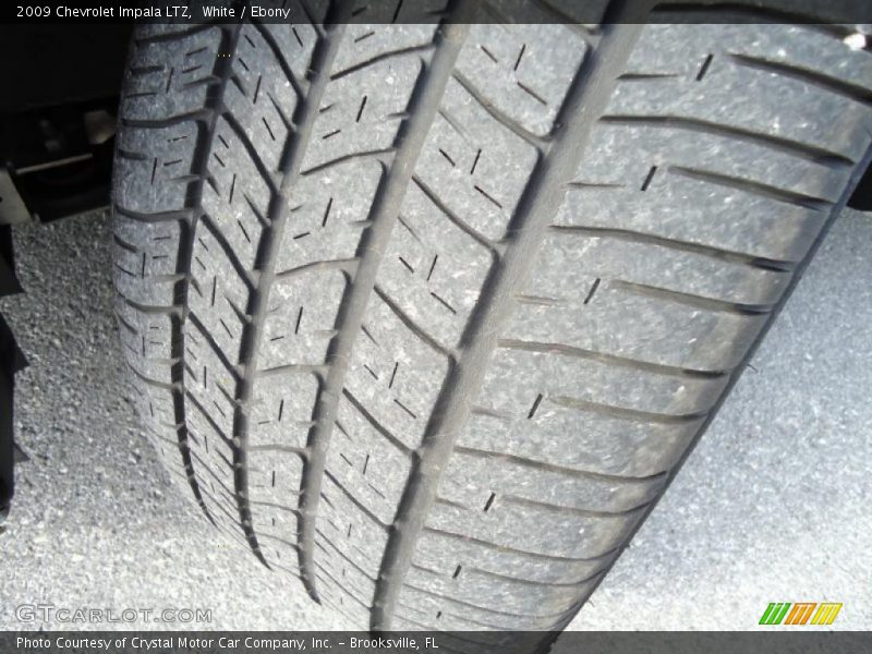 White / Ebony 2009 Chevrolet Impala LTZ