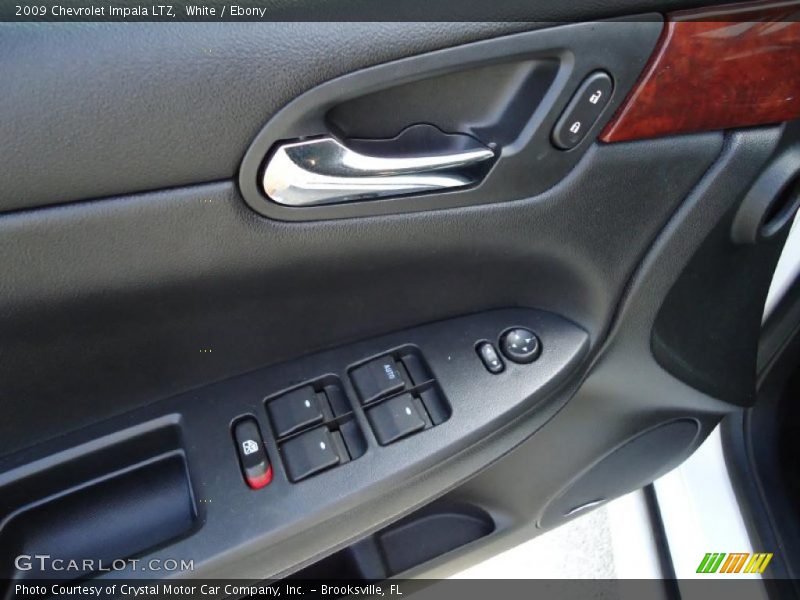 White / Ebony 2009 Chevrolet Impala LTZ