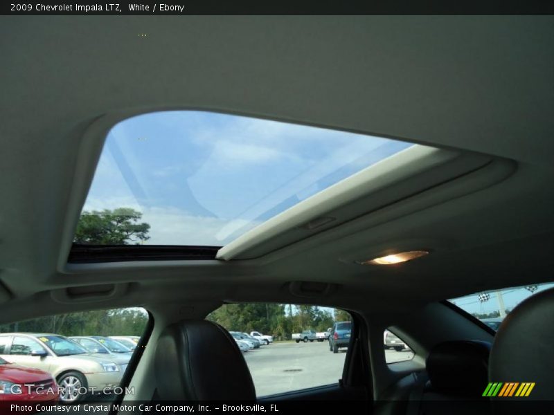 White / Ebony 2009 Chevrolet Impala LTZ