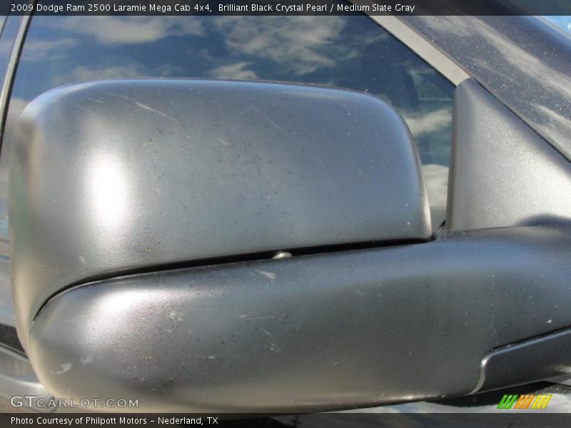 Brilliant Black Crystal Pearl / Medium Slate Gray 2009 Dodge Ram 2500 Laramie Mega Cab 4x4