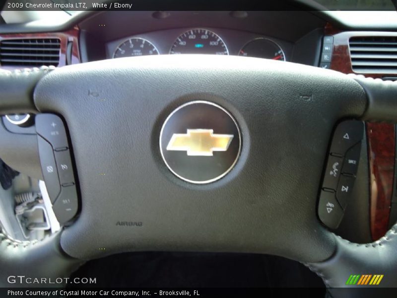 White / Ebony 2009 Chevrolet Impala LTZ