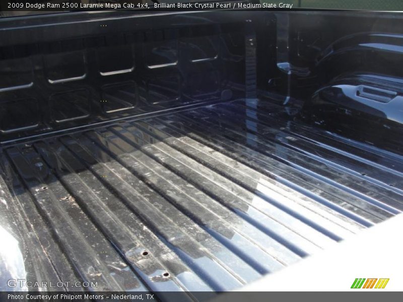 Brilliant Black Crystal Pearl / Medium Slate Gray 2009 Dodge Ram 2500 Laramie Mega Cab 4x4