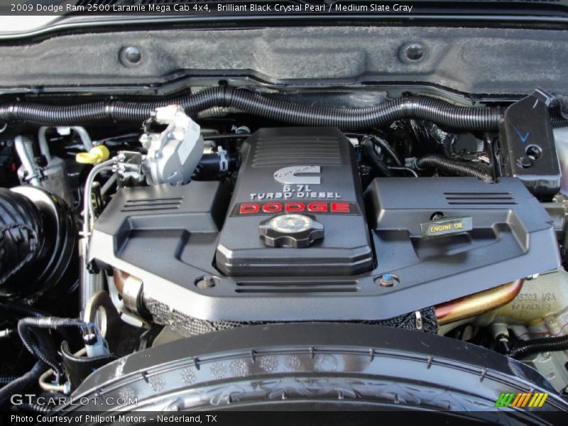  2009 Ram 2500 Laramie Mega Cab 4x4 Engine - 6.7 Liter Cummins OHV 24-Valve BLUETEC Turbo-Diesel Inline 6 Cylinder