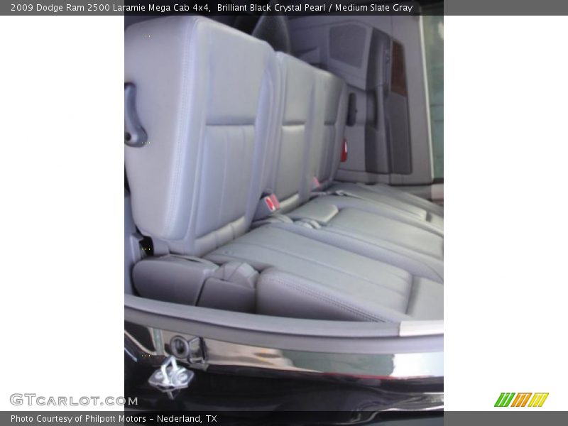 Brilliant Black Crystal Pearl / Medium Slate Gray 2009 Dodge Ram 2500 Laramie Mega Cab 4x4