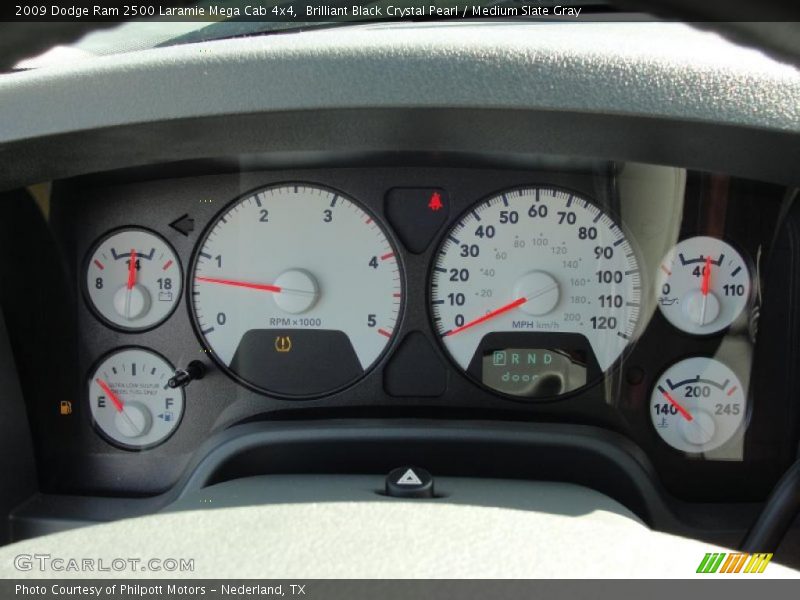  2009 Ram 2500 Laramie Mega Cab 4x4 Laramie Mega Cab 4x4 Gauges