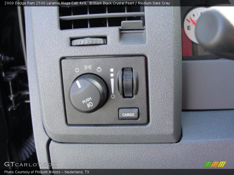 Brilliant Black Crystal Pearl / Medium Slate Gray 2009 Dodge Ram 2500 Laramie Mega Cab 4x4