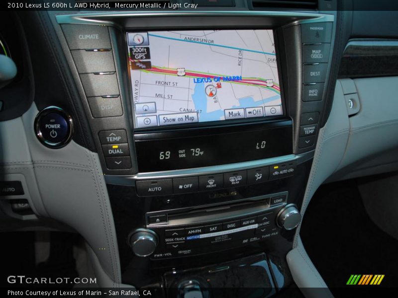 Navigation of 2010 LS 600h L AWD Hybrid