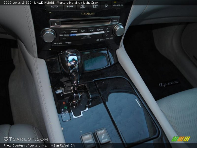 Controls of 2010 LS 600h L AWD Hybrid