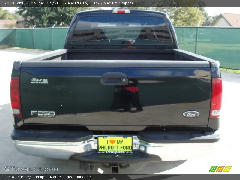Black / Medium Graphite 2000 Ford F250 Super Duty XLT Extended Cab